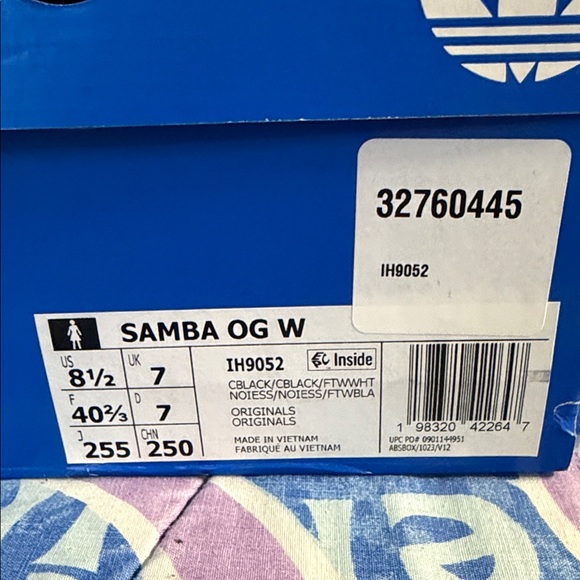 Adidas Samba Women's Black and Silver Rhinestones 8.5 Sneakers - Picture 3 of 7